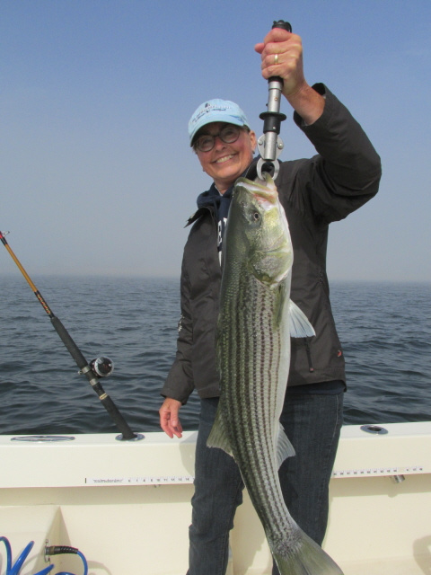 Women catch fish